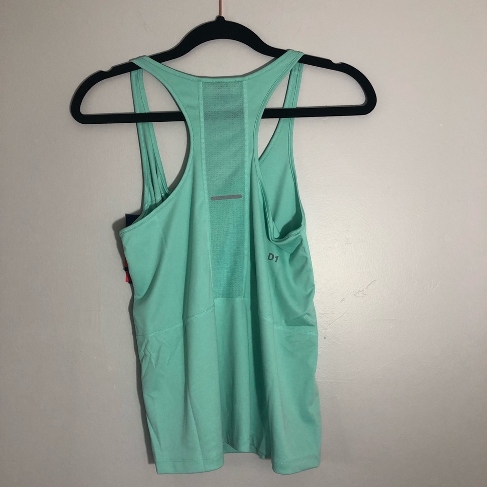 ASICS bluish green “loose” Razorback tank - Picture 2 of 5